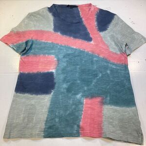 JOHN VARVATOS USA HARRISON DESIGNER TIE DYE TEE T SHIRT Mens S